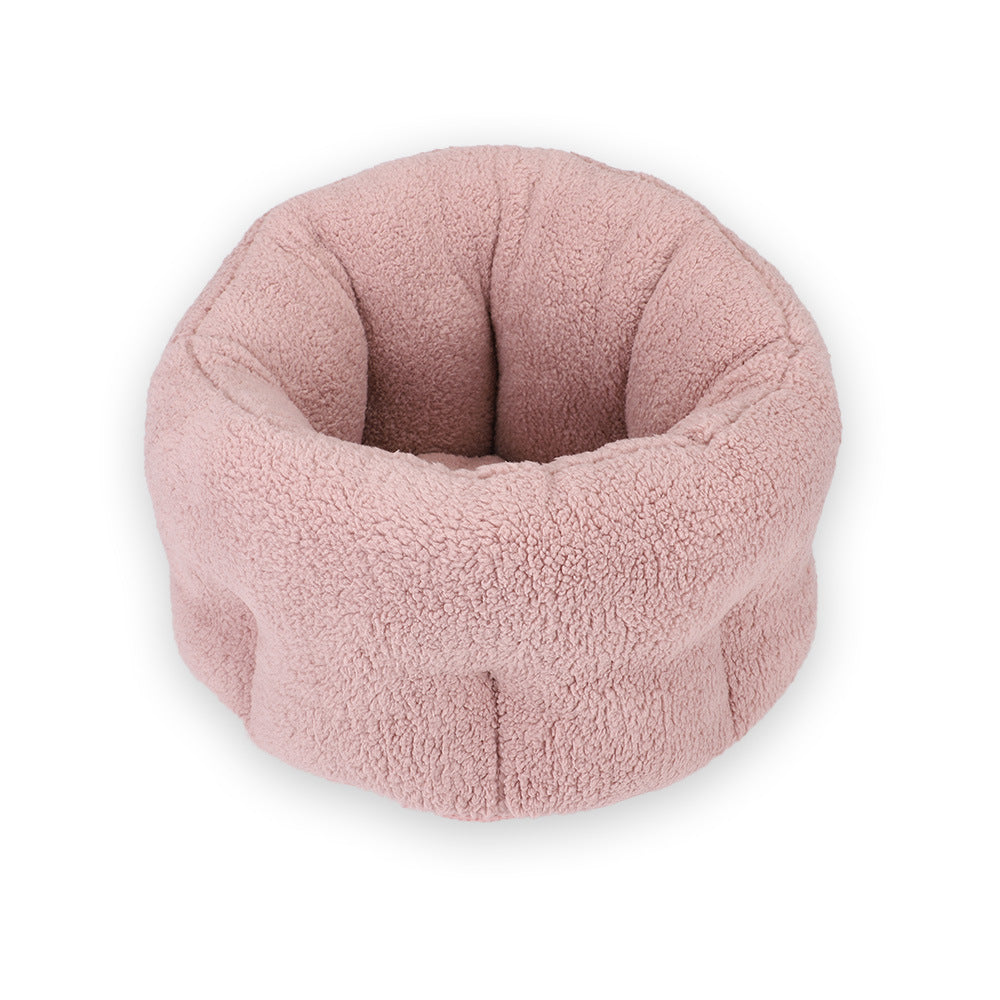 Warm Plush Pet House – Soft, Washable Indoor Bed for Dogs & Cats (Calming Comfort for Small to Large Pets)