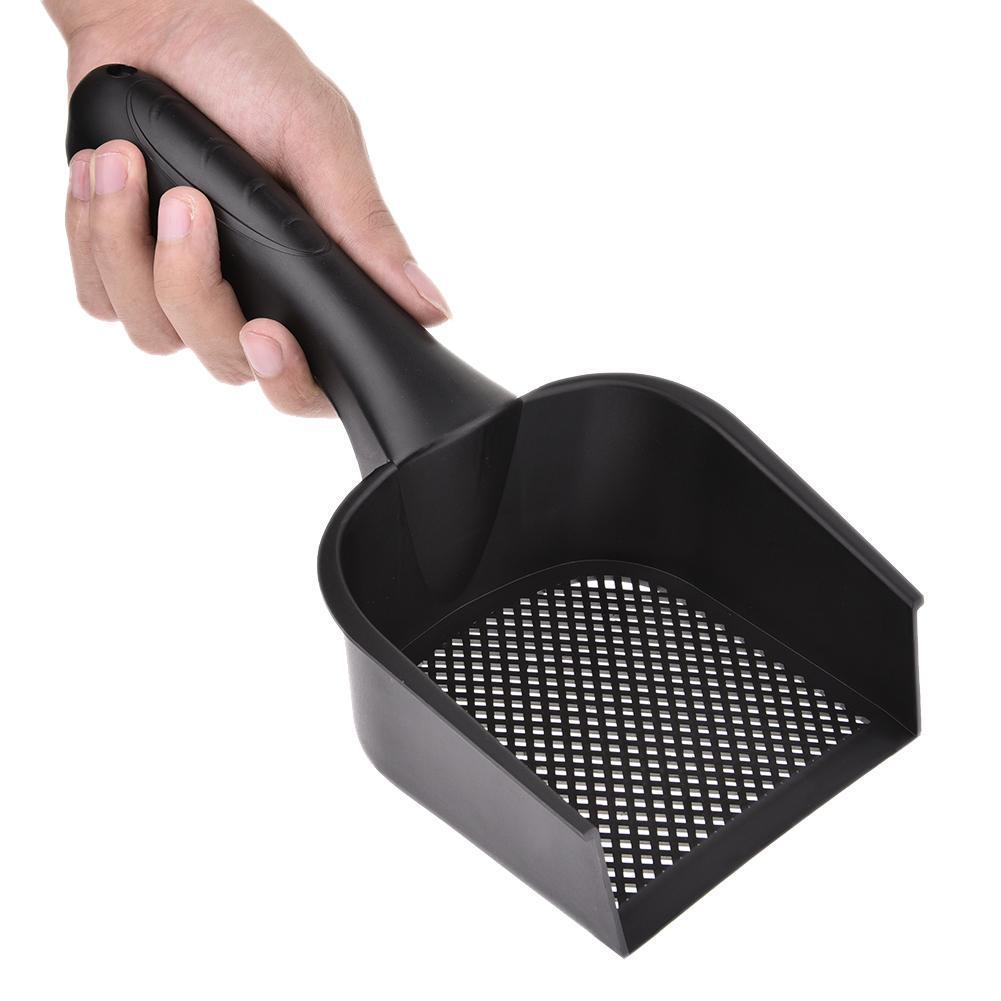 Durable Plastic Cat Litter Scoop – Large-Capacity PVC Litter Shovel with