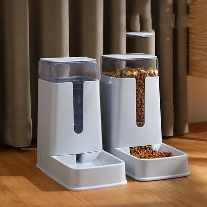 Automatic 3.5L Dual Gravity Feeder & Water Dispenser — Smart, Low-Maintenance Feeding Solution for Dogs and Cats