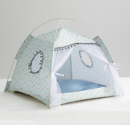 Cat Tent Bed – Foldable Enclosed Pet House for Cats & Small Dogs (Breathable, Portable, Private Nest)