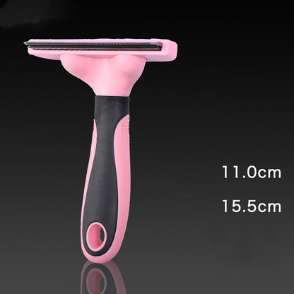 Stainless Steel Pet Grooming Comb – Professional Dog & Cat Comb for Shedding, Shine & Gentle Detangling