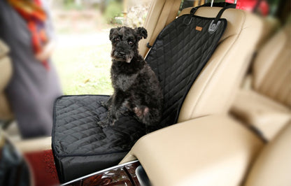 2-in-1 Waterproof Dog Car Seat & Booster Bed – Non-Slip Car Seat Protector for Small & Medium Pets (Front/Back Seat, All Cars & SUVs)