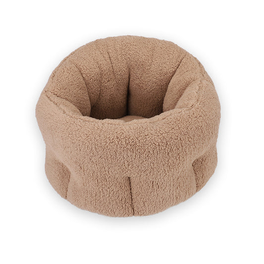 Warm Plush Pet House – Soft, Washable Indoor Bed for Dogs & Cats (Calming Comfort for Small to Large Pets)
