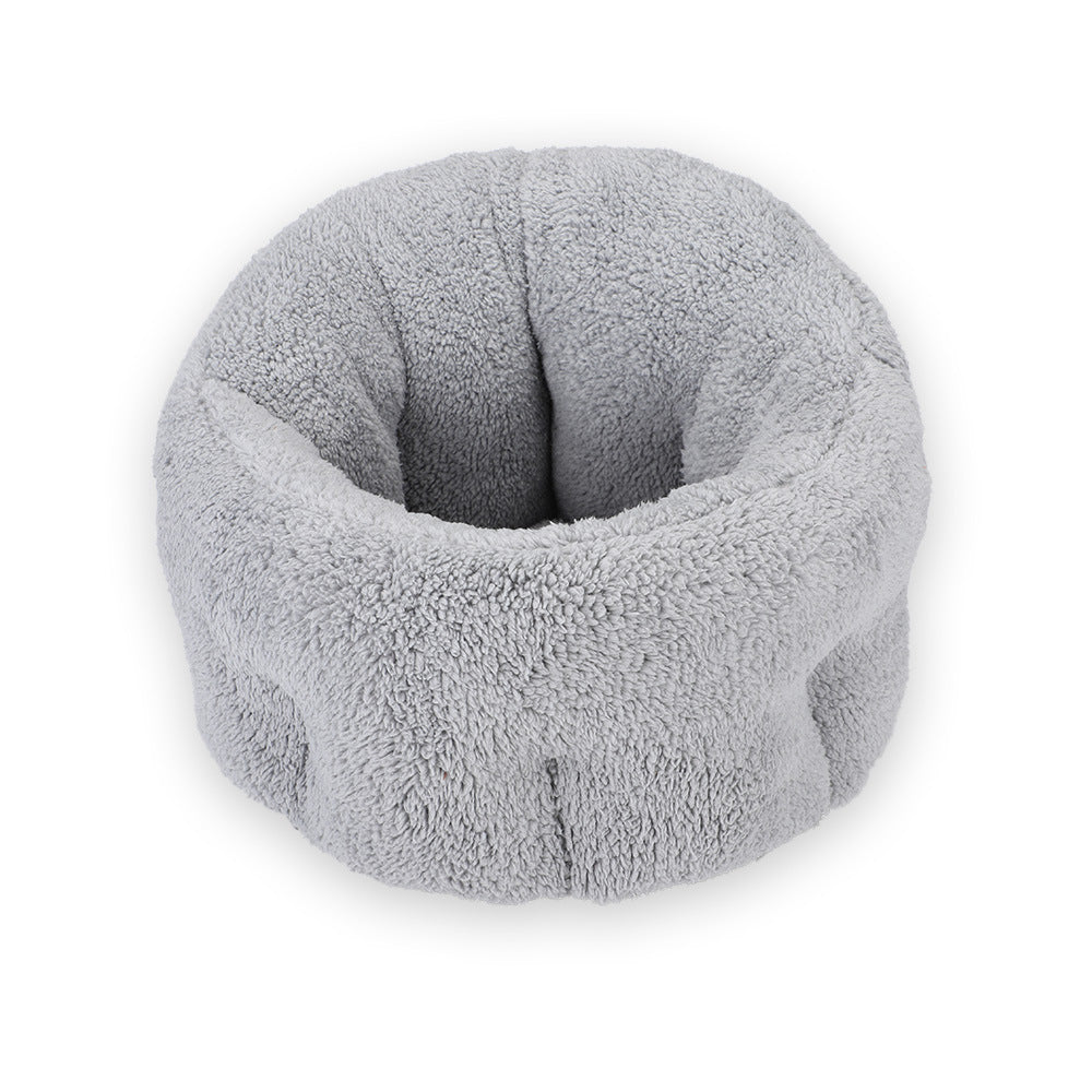 Warm Plush Pet House – Soft, Washable Indoor Bed for Dogs & Cats (Calming Comfort for Small to Large Pets)