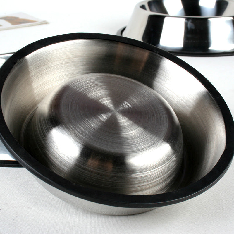 Premium Heavy-Duty Stainless Steel Pet Bowl — Non-Slip, Rust-Resistant & Built to Last ⚡🐾