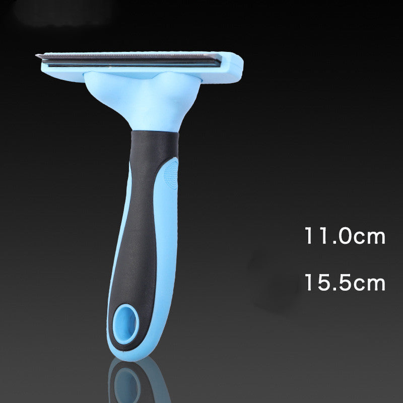 Stainless Steel Pet Grooming Comb – Professional Dog & Cat Comb for Shedding, Shine & Gentle Detangling