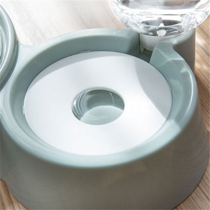 Ball-Type Automatic Water Refill Bowl — Stainless Steel Feeding Dish with Self-Filling Water System