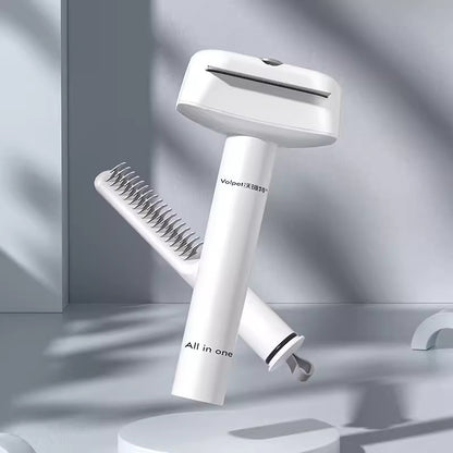 3-in-1 Pet Dematting Comb – Multi-Functional Grooming Tool for Dogs & Cats (Detangles, Removes Loose Hair, Undercoat Care)