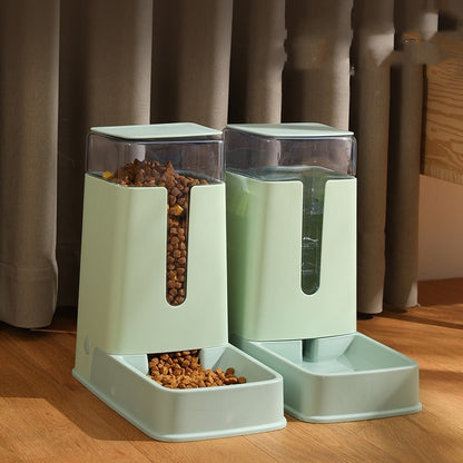 Automatic 3.5L Dual Gravity Feeder & Water Dispenser — Smart, Low-Maintenance Feeding Solution for Dogs and Cats