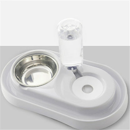 Ball-Type Automatic Water Refill Bowl — Stainless Steel Feeding Dish with Self-Filling Water System
