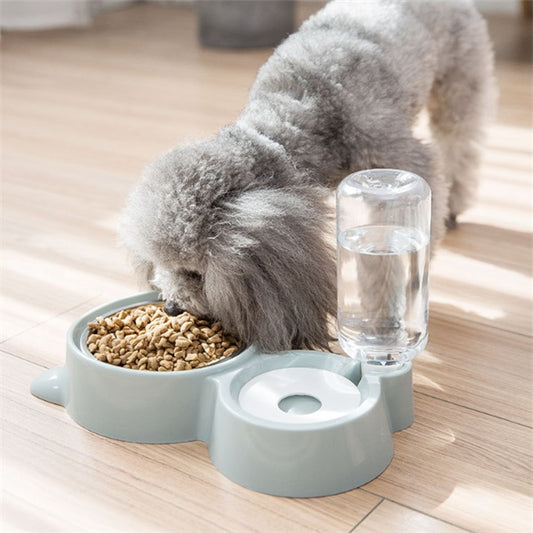 Ball-Type Automatic Water Refill Bowl — Stainless Steel Feeding Dish with Self-Filling Water System