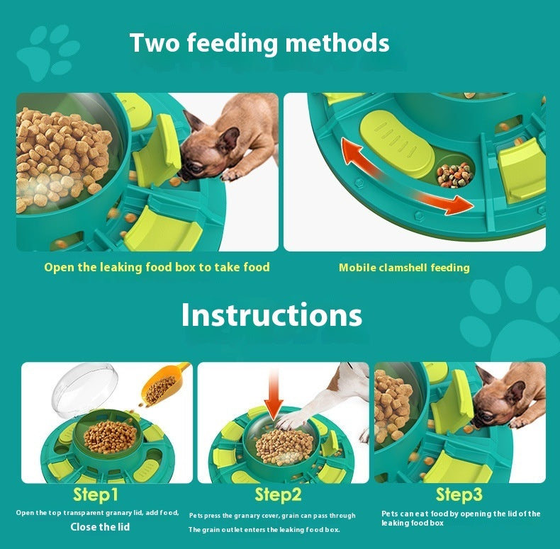Interactive IQ Puzzle Feeder Toy — Smart Slow-Feeding Brain Game for Dogs That Boosts Intelligence, Reduces Anxiety & Prevents Fast Eating