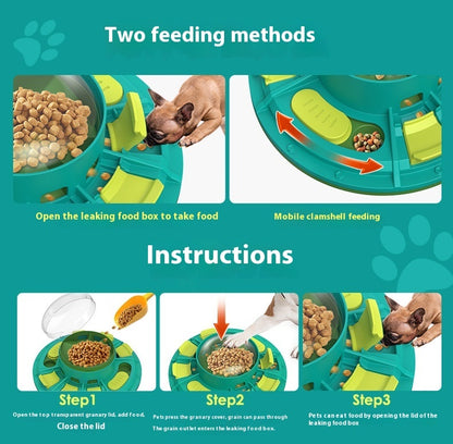 Interactive IQ Puzzle Feeder Toy — Smart Slow-Feeding Brain Game for Dogs That Boosts Intelligence, Reduces Anxiety & Prevents Fast Eating