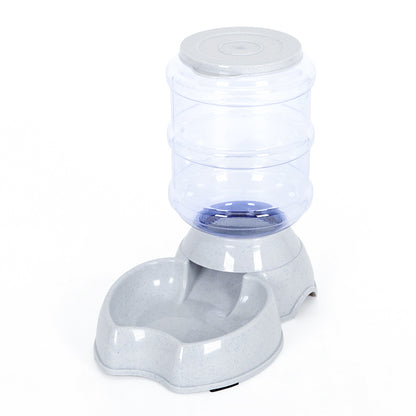 Ball-Type Automatic Water Refill Bowl — Stainless Steel Feeding Dish with Self-Filling Water System