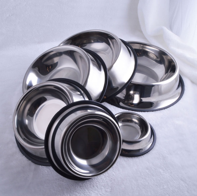 Premium Heavy-Duty Stainless Steel Pet Bowl — Non-Slip, Rust-Resistant & Built to Last ⚡🐾