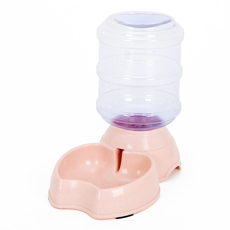 Ball-Type Automatic Water Refill Bowl — Stainless Steel Feeding Dish with Self-Filling Water System