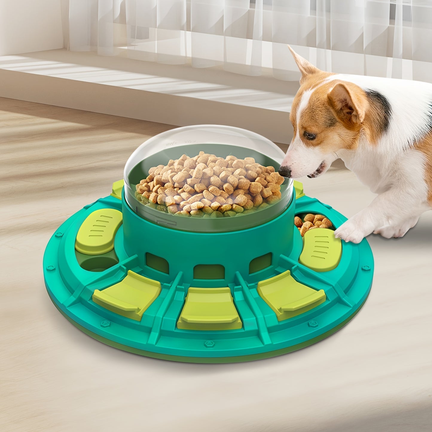 Interactive IQ Puzzle Feeder Toy — Smart Slow-Feeding Brain Game for Dogs That Boosts Intelligence, Reduces Anxiety & Prevents Fast Eating