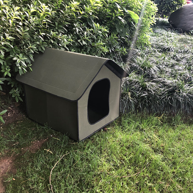 Outdoor Waterproof Dog & Cat House – All-Weather Shelter with Optional Door Curtain