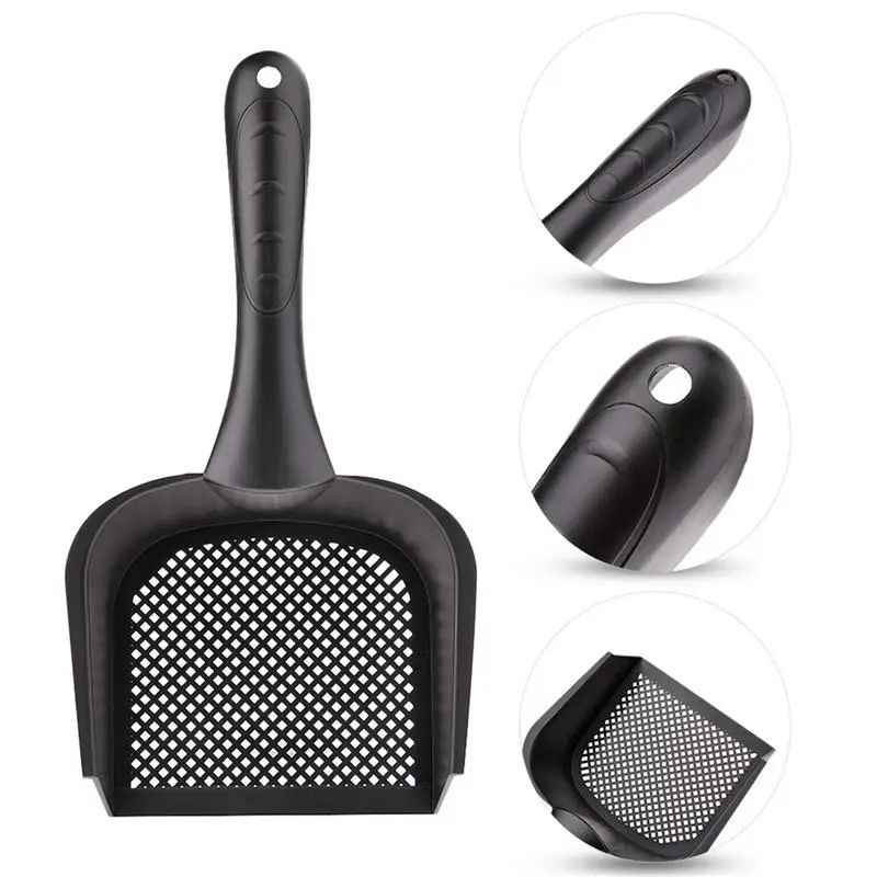 Durable Plastic Cat Litter Scoop – Large-Capacity PVC Litter Shovel with