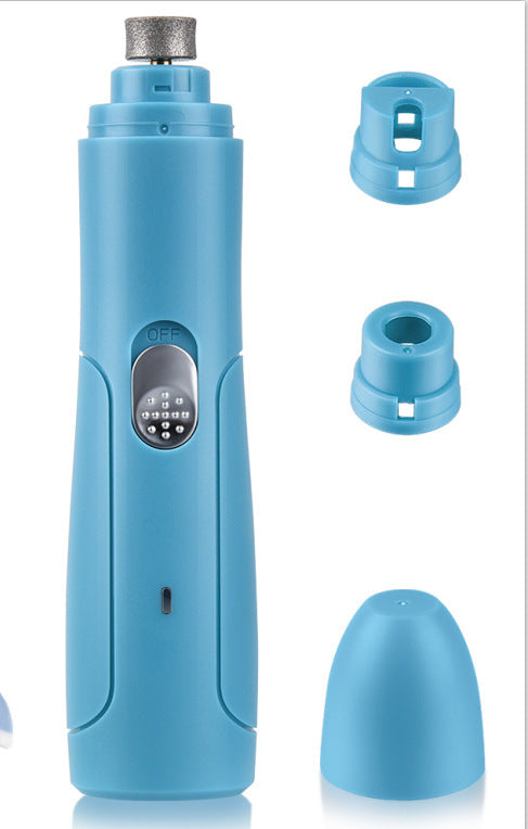 Rechargeable Pet Nail Polisher – Safe Claw & Paw Grooming Tool