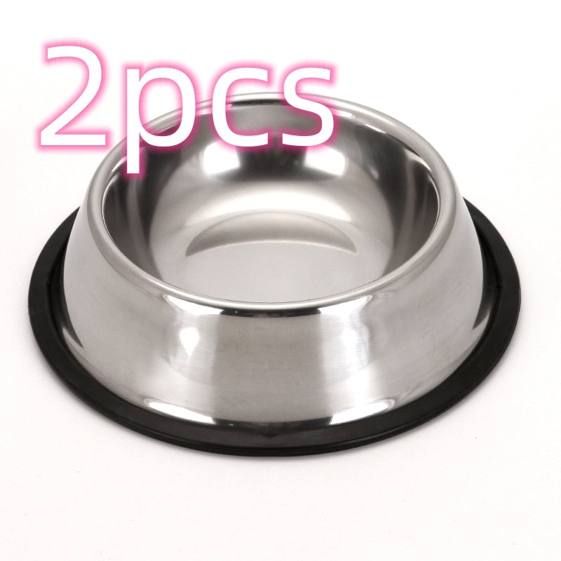 Premium Heavy-Duty Stainless Steel Pet Bowl — Non-Slip, Rust-Resistant & Built to Last ⚡🐾