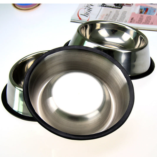 Premium Heavy-Duty Stainless Steel Pet Bowl — Non-Slip, Rust-Resistant & Built to Last ⚡🐾