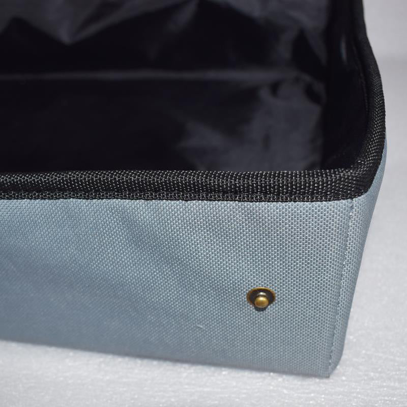 Portable Foldable Cat Litter Box – Waterproof 600D Oxford Travel Toilet with EVA Lining