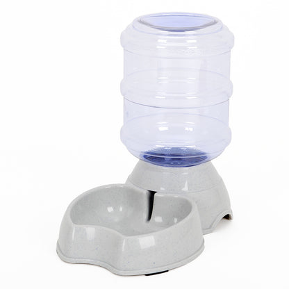 Ball-Type Automatic Water Refill Bowl — Stainless Steel Feeding Dish with Self-Filling Water System