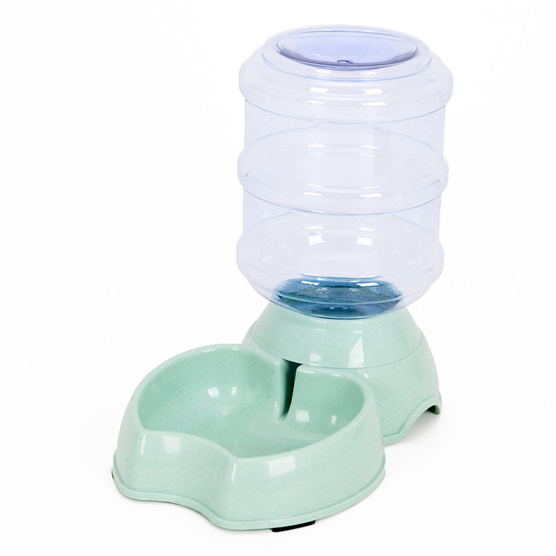 Ball-Type Automatic Water Refill Bowl — Stainless Steel Feeding Dish with Self-Filling Water System