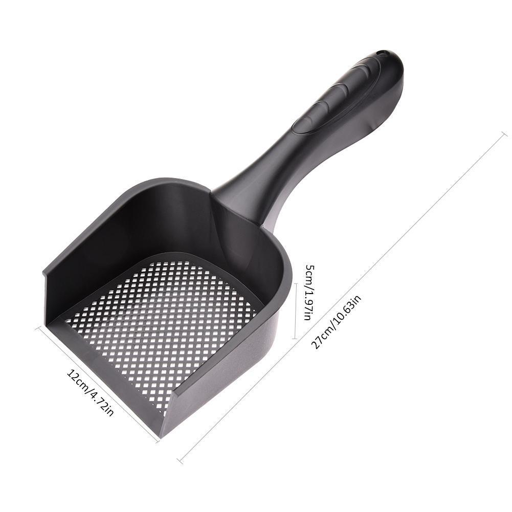 Durable Plastic Cat Litter Scoop – Large-Capacity PVC Litter Shovel with
