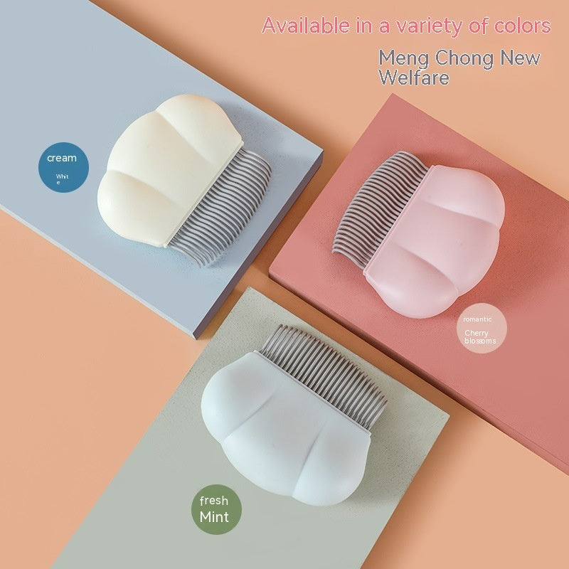 Fine-Tooth Pet Grooming Comb – Flea & Shedding Brush for Dogs, Cats & Rabbits (Detangles & Removes Loose Fur)