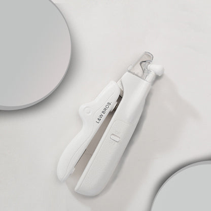 LED Pet Nail Clippers – Stainless Steel Nail Trimmer with Light, Safety Guard & Nail File for Dogs & Cats