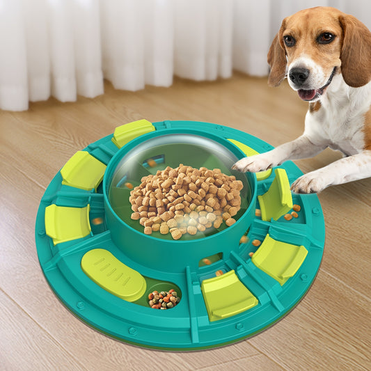 Interactive IQ Puzzle Feeder Toy — Smart Slow-Feeding Brain Game for Dogs That Boosts Intelligence, Reduces Anxiety & Prevents Fast Eating