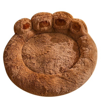 Giant Paw-Shaped Pet Bed – Ultra-Plush Calming Dog & Cat Sofa (Deep Sleep, Anti-Anxiety Design)
