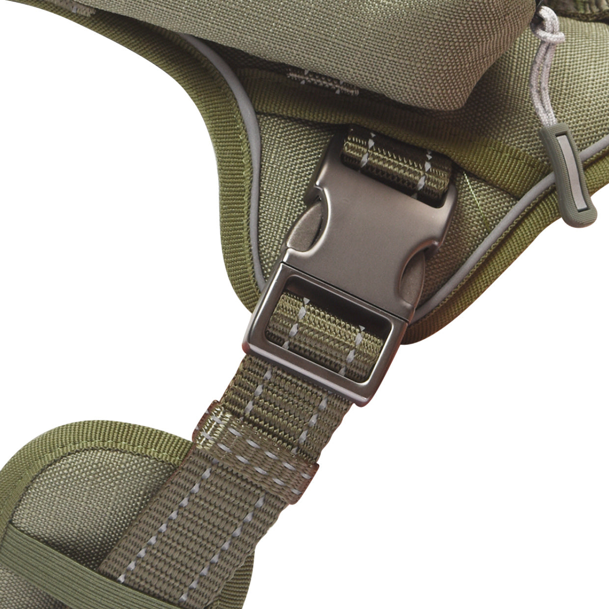 High-Performance Tactical Dog Harness — No-Pull Training Vest with Metal Buckles, Reflective Straps & Removable Utility Pack