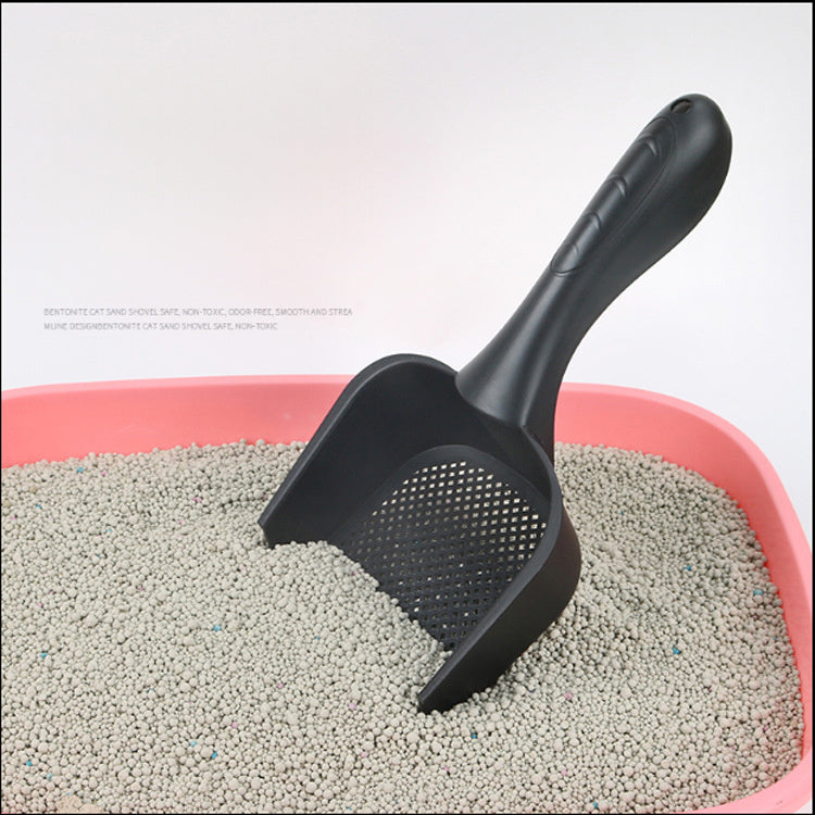 Durable Plastic Cat Litter Scoop – Large-Capacity PVC Litter Shovel with