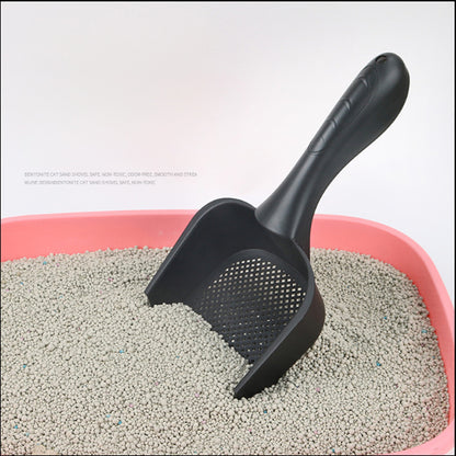 Durable Plastic Cat Litter Scoop – Large-Capacity PVC Litter Shovel with