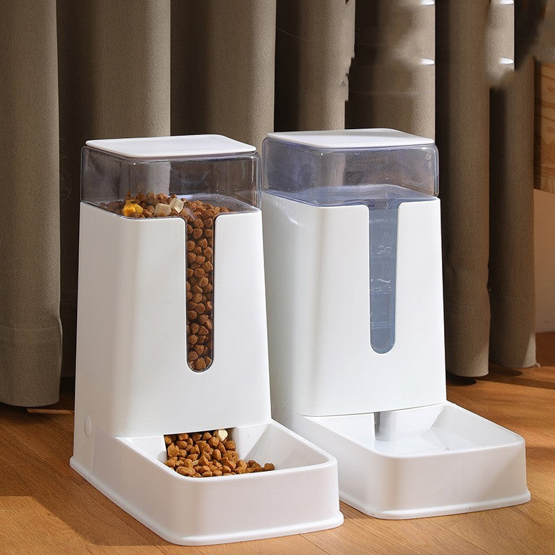 Automatic 3.5L Dual Gravity Feeder & Water Dispenser — Smart, Low-Maintenance Feeding Solution for Dogs and Cats