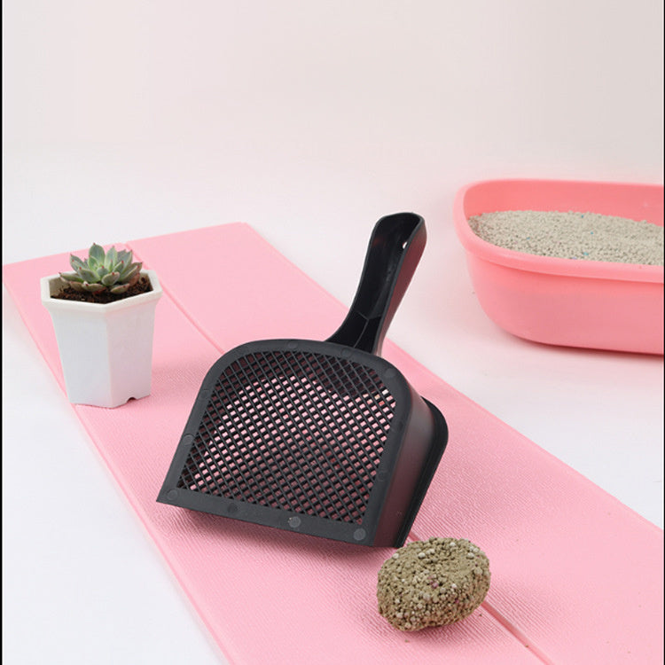 Durable Plastic Cat Litter Scoop – Large-Capacity PVC Litter Shovel with