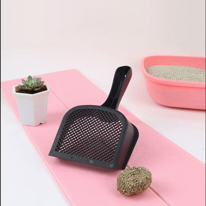 Durable Plastic Cat Litter Scoop – Large-Capacity PVC Litter Shovel with