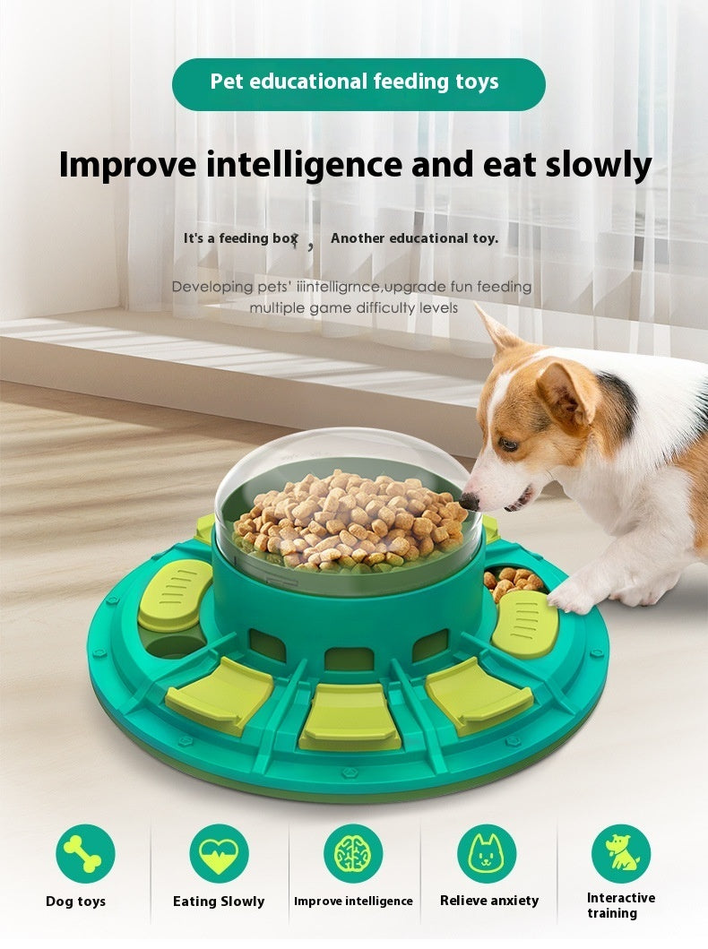 Interactive IQ Puzzle Feeder Toy — Smart Slow-Feeding Brain Game for Dogs That Boosts Intelligence, Reduces Anxiety & Prevents Fast Eating